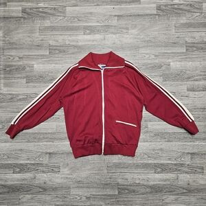 Vintage 70s White Stag Speedo Tracksuit Red Jacket Size Large